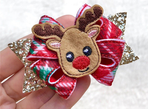 Reindeer Hairbow