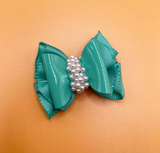 Pearls Hair Bow