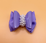 Pearls Hair Bow