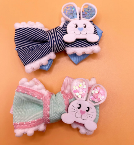 Easter Bunny Hair Bow