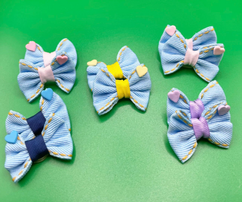 Pack of 5 pairs hair bows