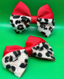 Red print Hairbow