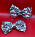 Shine Silver Hairbow