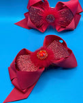 Red Crystal Hairbow